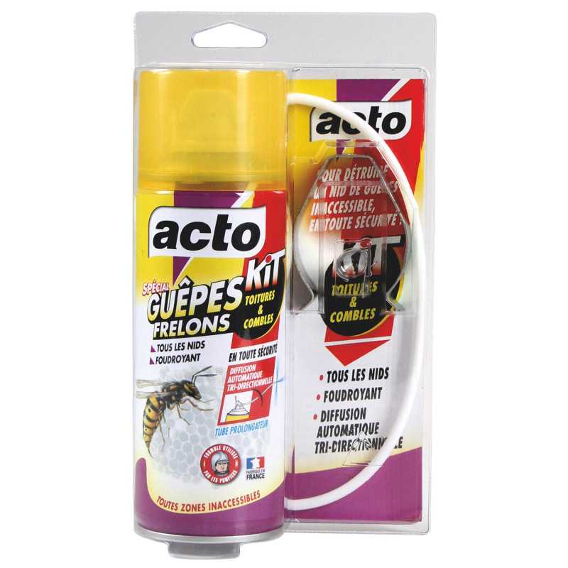 Aerosol ACTO Special GUEPES FRELONS: Ihre schnelle und effektive Lösung gegen Wespen- und Hornissennester - Made in Fr