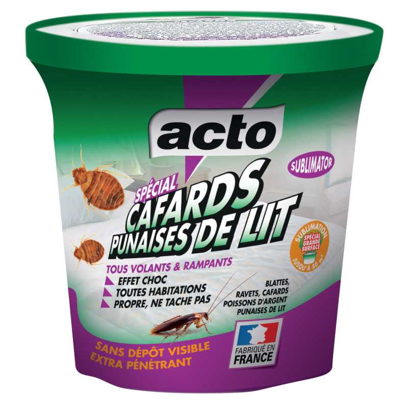 Acto SUBLIMATOR : Eliminador radical de cucarachas y chinches - Made of France