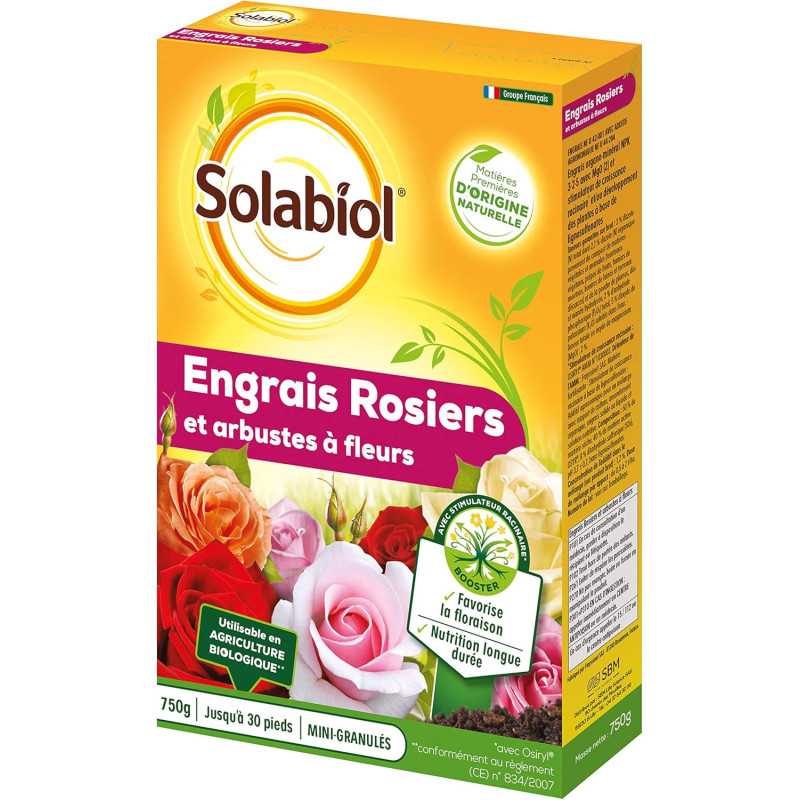 Solabiol Engrais Rosiers Et Arbustes A Fleurs 750g NPK 3-2-5
