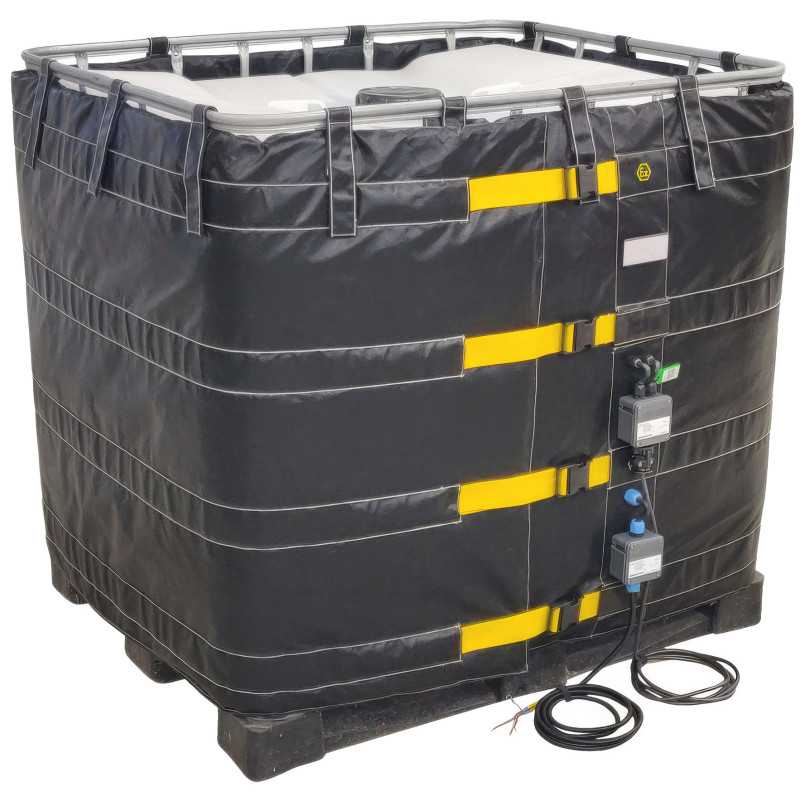 Manta calefactada IBC ATEX 230V - temperatura máxima 200°C Acero