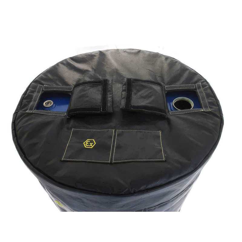 ATEX Insulated Cover 200L Drum IP65 | Reduces Heat Loss and Speeds Up Heating